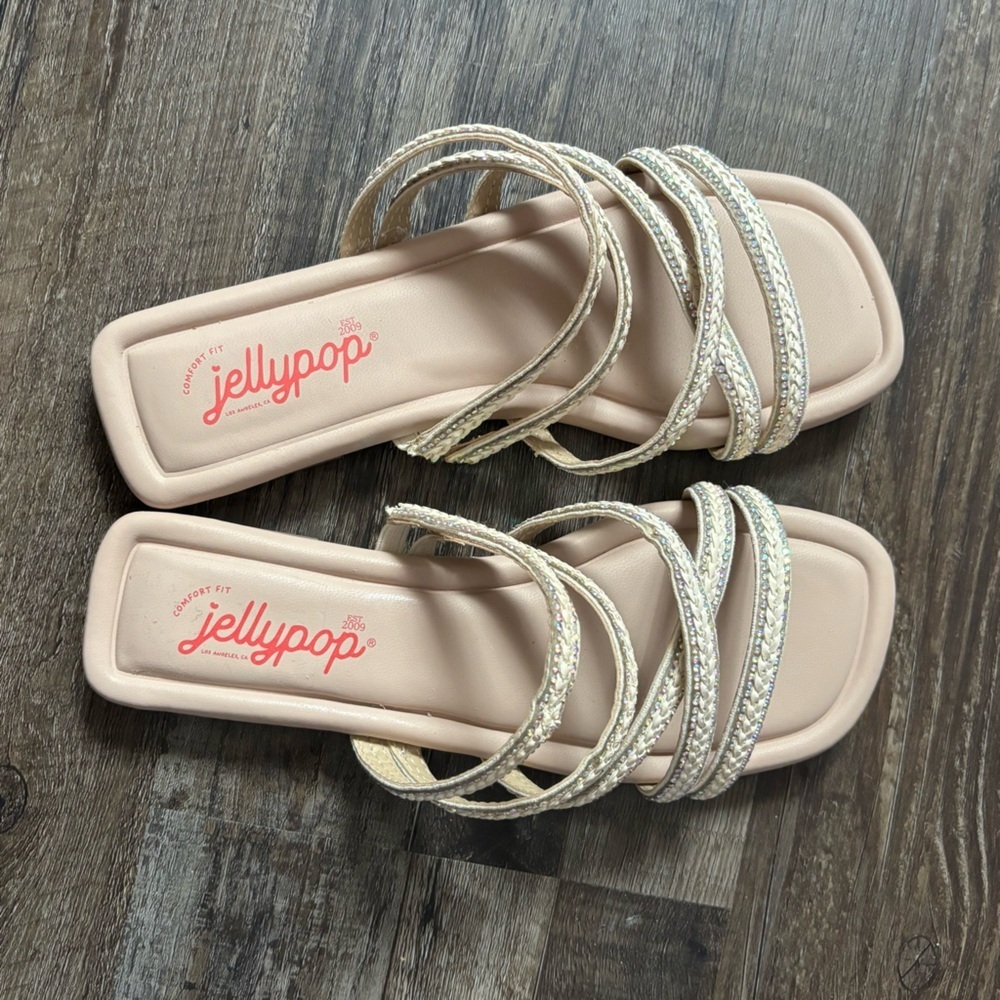 Jellypop Women's Tan‎ Braided Sandals